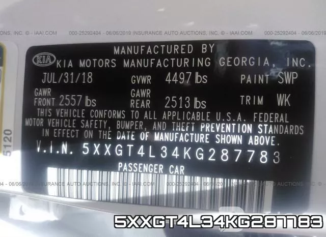 5XXGT4L34KG287783 фото 10