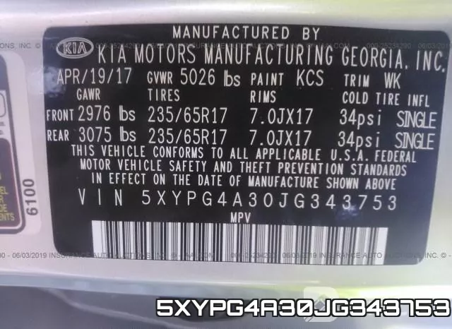 5XYPG4A30JG343753 фото 10