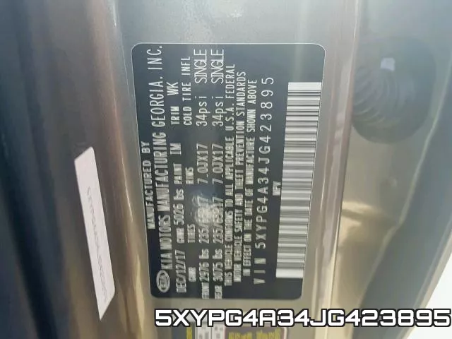 5XYPG4A34JG423895 фото 2