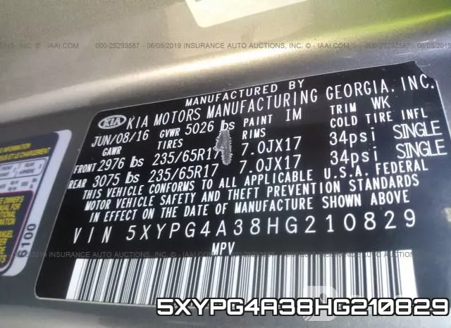5XYPG4A38HG210829 фото 10