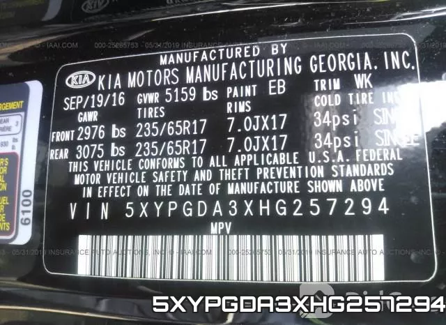 5XYPGDA3XHG257294 фото 10