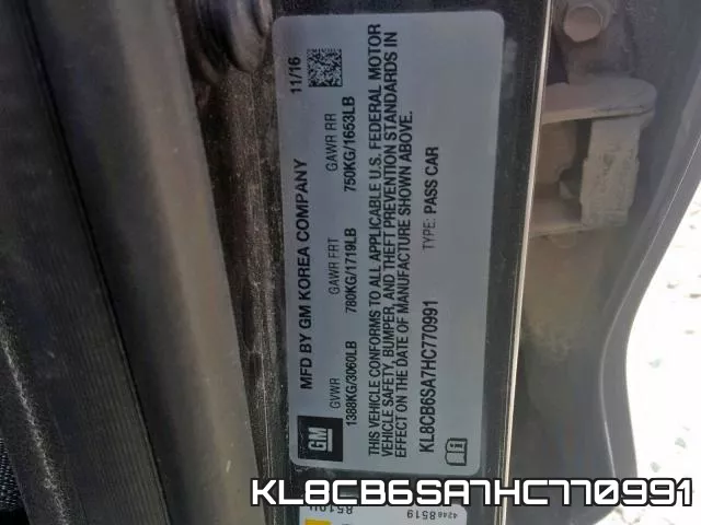 KL8CB6SA7HC770991 фото 2