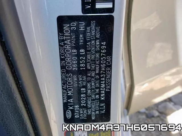 KNADM4A37H6057694 фото 2