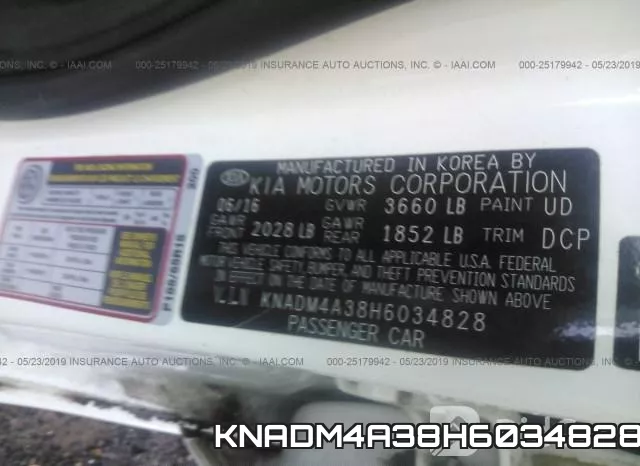 KNADM4A38H6034828 фото 10