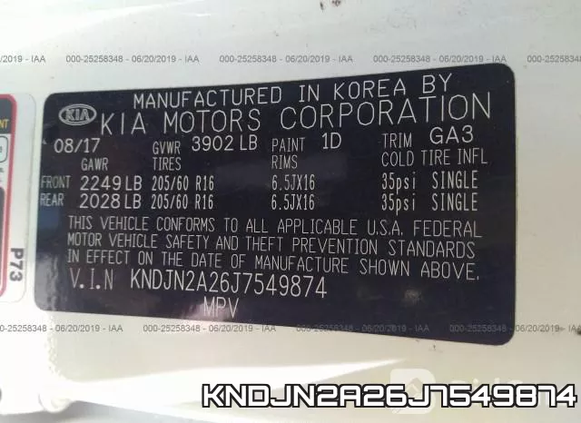 KNDJN2A26J7549874 фото 10