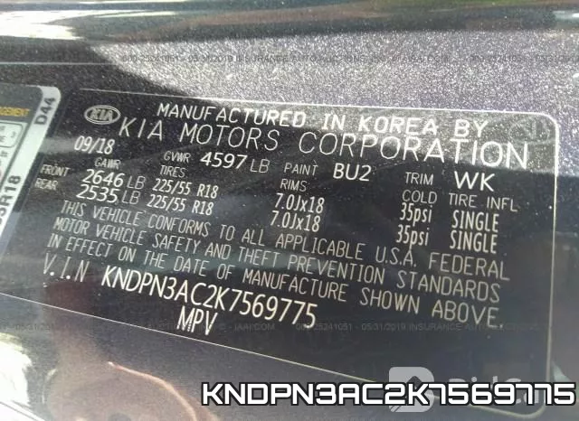 KNDPN3AC2K7569775 фото 10