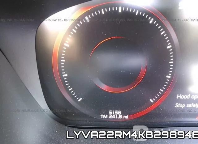 LYVA22RM4KB298946 фото 8