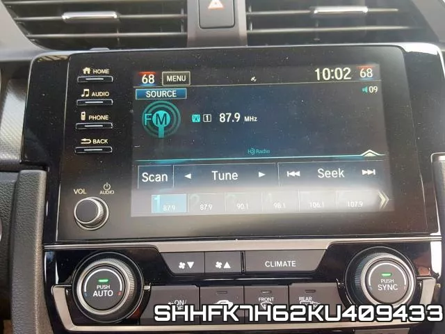 SHHFK7H62KU409433 фото 10