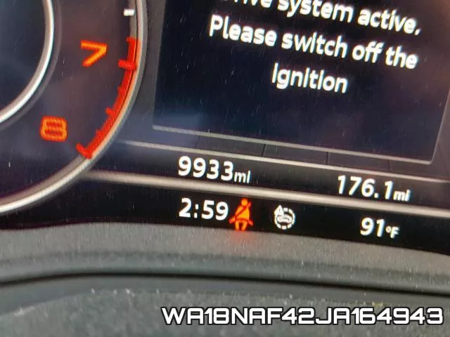 WA18NAF42JA164943 фото 9