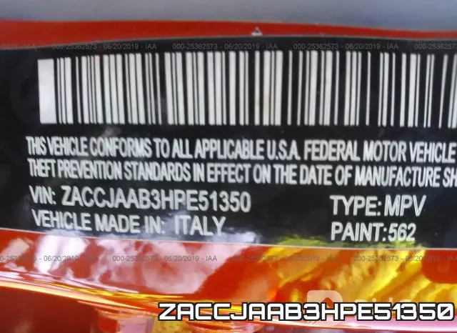 ZACCJAAB3HPE51350 фото 9