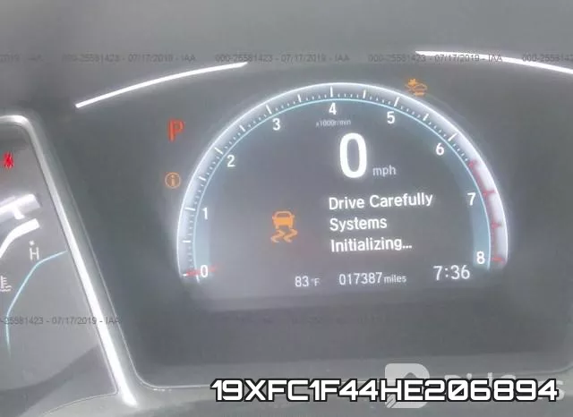 19XFC1F44HE206894 фото 8
