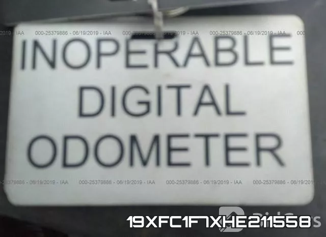 19XFC1F7XHE211558 фото 8