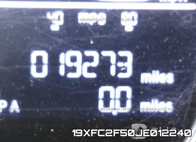 19XFC2F50JE012240 фото 8
