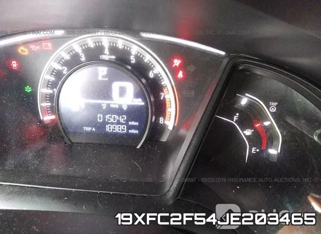 19XFC2F54JE203465 фото 8