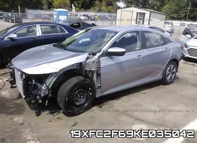 19XFC2F69KE035042 фото 3