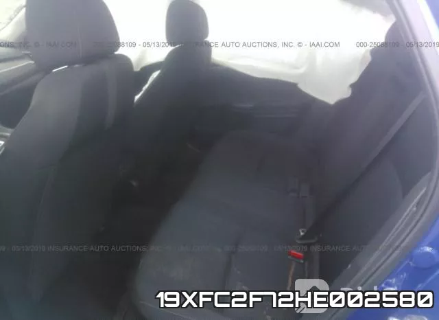 19XFC2F72HE002580 фото 9