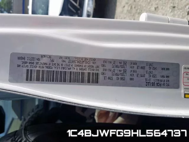 1C4BJWFG9HL564737 фото 2