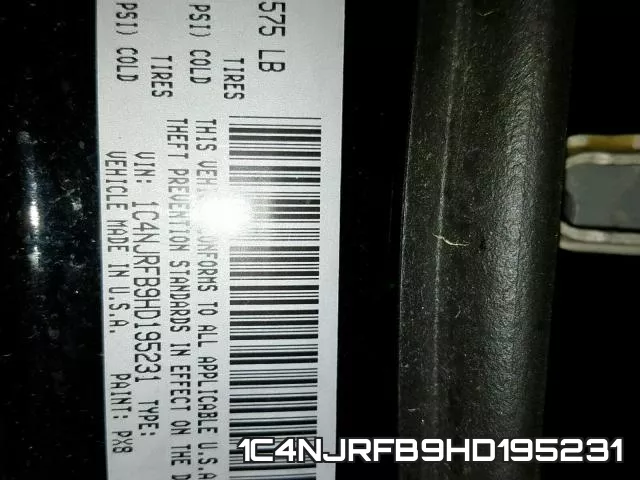 1C4NJRFB9HD195231 фото 2