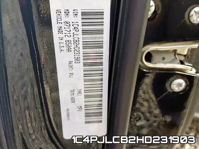 1C4PJLCB2HD231903 фото 2