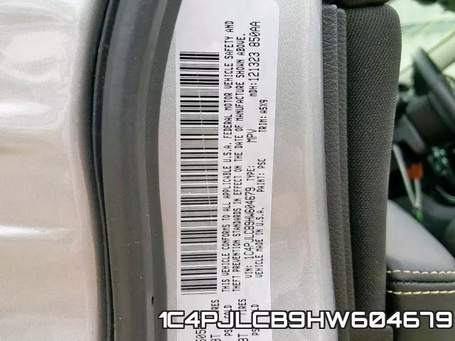 1C4PJLCB9HW604679 фото 2