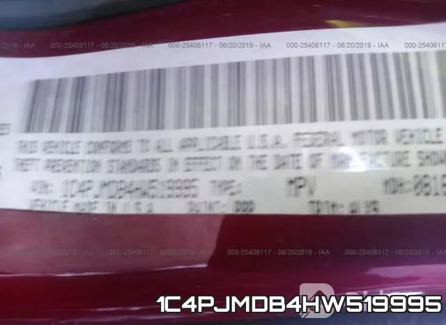 1C4PJMDB4HW519995 фото 10