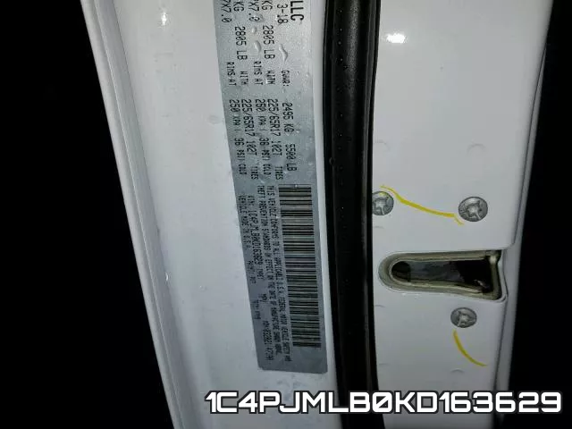 1C4PJMLB0KD163629 фото 2