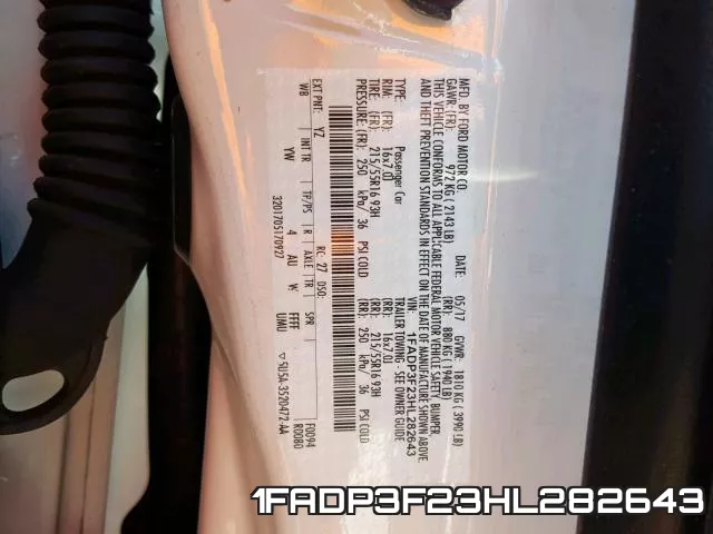 1FADP3F23HL282643 фото 2