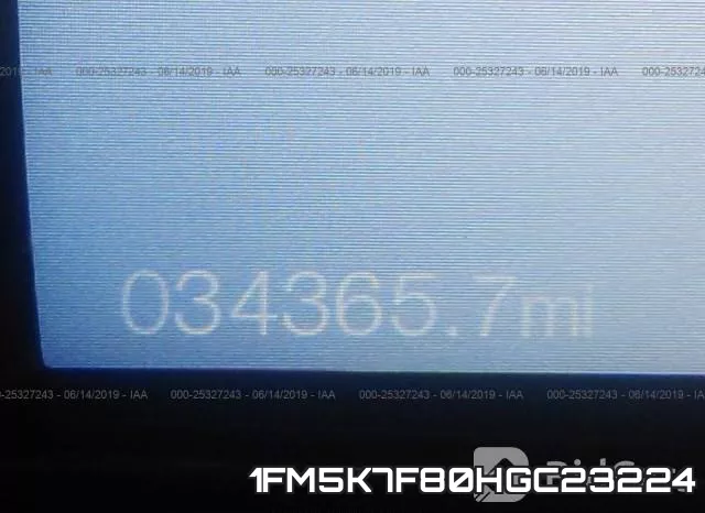 1FM5K7F80HGC23224 фото 8