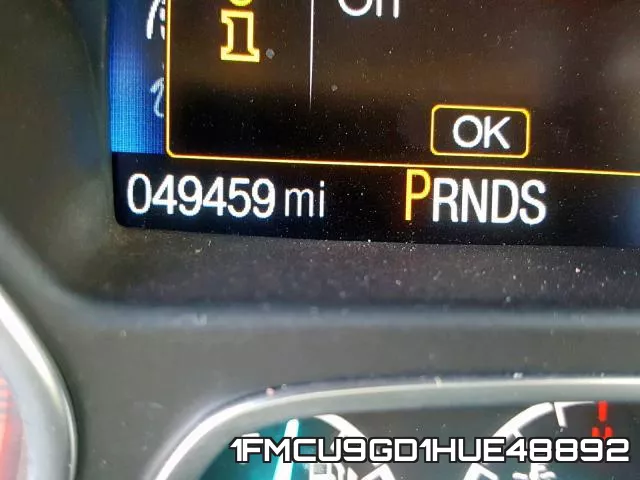 1FMCU9GD1HUE48892 фото 9