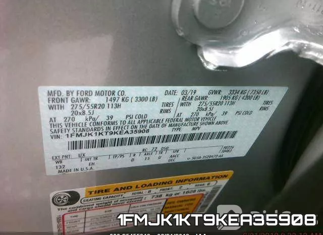 1FMJK1KT9KEA35908 фото 2