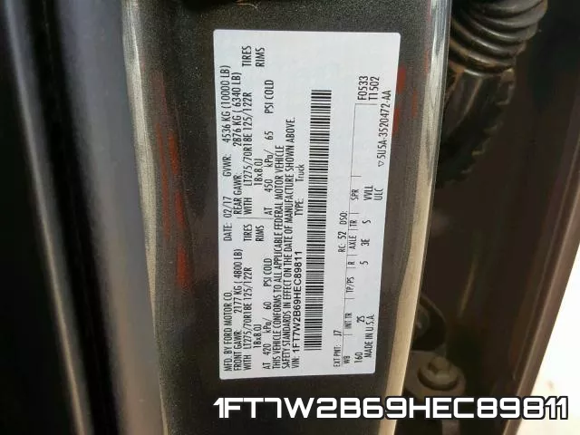 1FT7W2B69HEC89811 фото 2
