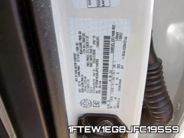 1FTEW1EG8JFC19559 фото 2