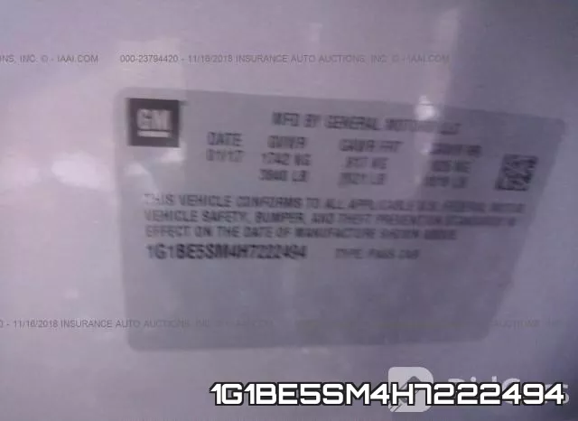 1G1BE5SM4H7222494 фото 10