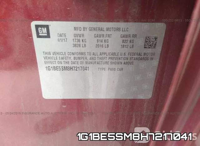 1G1BE5SM8H7217041 фото 10