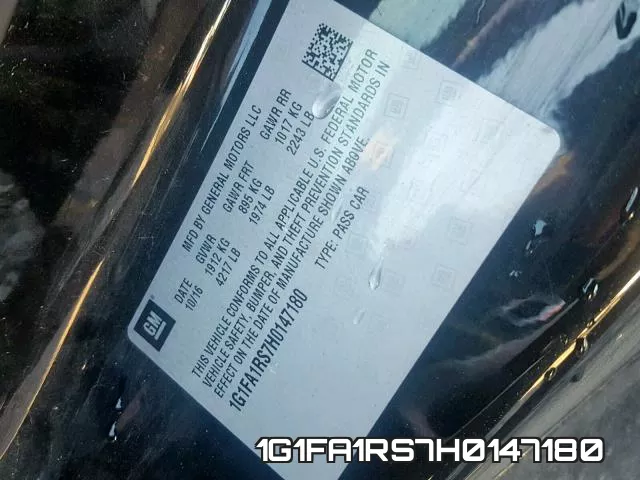 1G1FA1RS7H0147180 фото 2