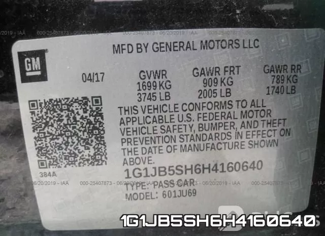 1G1JB5SH6H4160640 фото 10