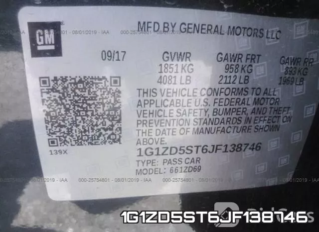 1G1ZD5ST6JF138746 фото 10