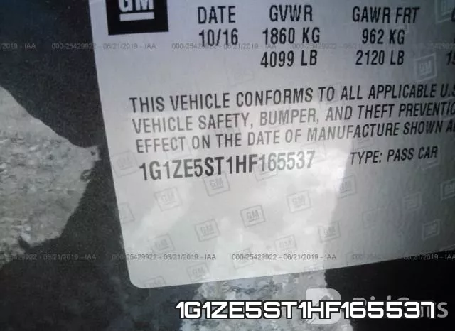1G1ZE5ST1HF165537 фото 10