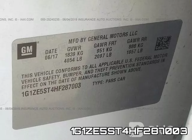 1G1ZE5ST4HF287003 фото 10