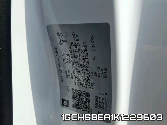 1GCHSBEA1K1229603 фото 2