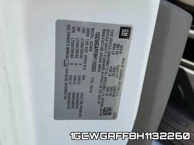 1GCWGAFF8H1132260 фото 2