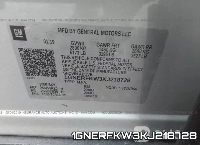 1GNERFKW3KJ218728 фото 10