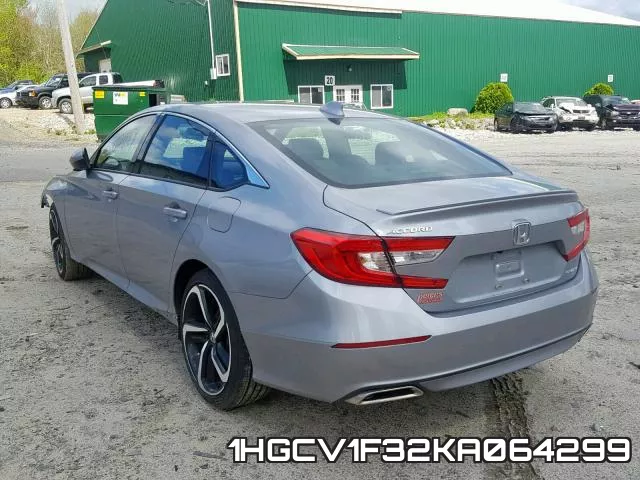 1HGCV1F32KA064299 фото 4