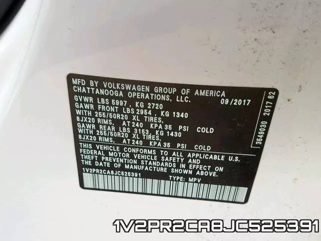 1V2PR2CA8JC525391 фото 2