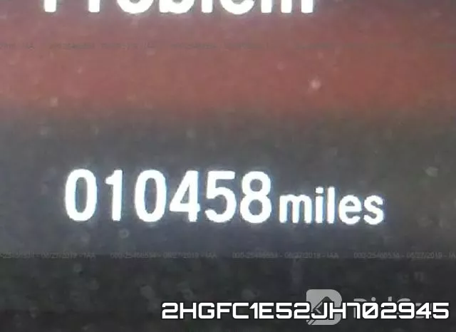 2HGFC1E52JH702945 фото 7