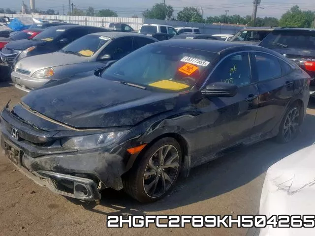 2HGFC2F89KH504265 фото 3