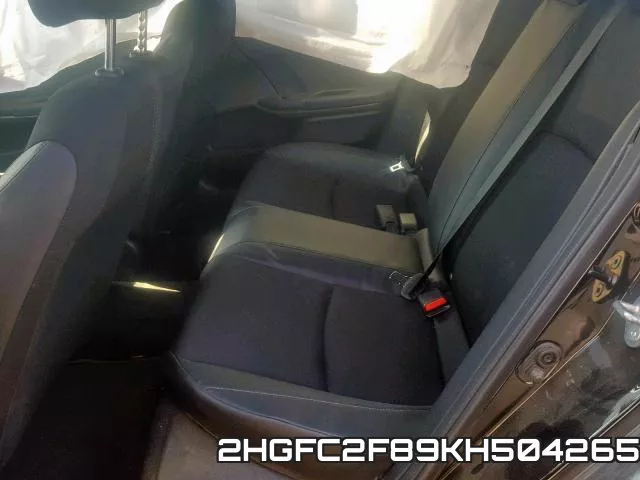 2HGFC2F89KH504265 фото 7
