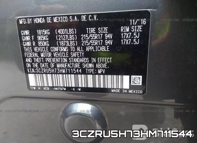 3CZRU5H73HM711544 фото 9