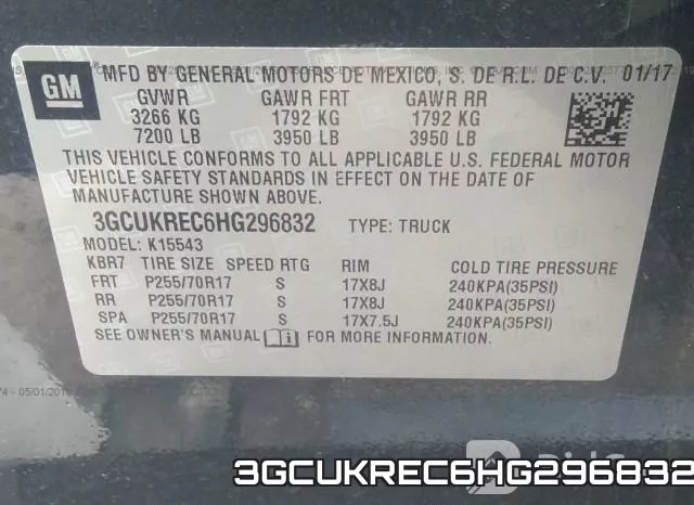 3GCUKREC6HG296832 фото 10