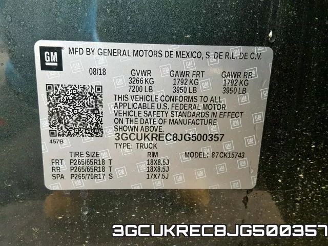 3GCUKREC8JG500357 фото 2